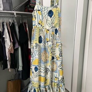Sunshine Patchwork Maxi Dress
